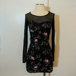 Forever 21 Black Floral Mini